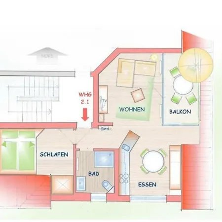 Grüne Oase Am / 9886 Apartment Ostseebad Kühlungsborn